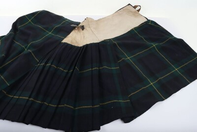 Gordon Highlanders Lt Dubin&rsquo;s Kilt. - 4