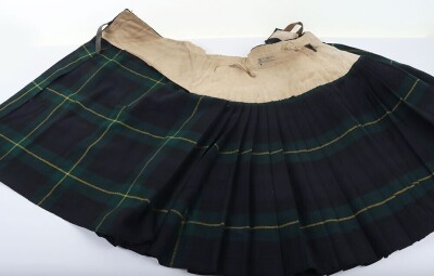 Gordon Highlanders Lt Dubin&rsquo;s Kilt. - 5