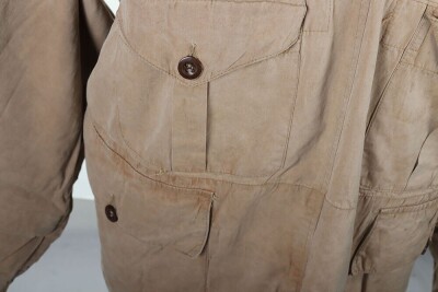 WW2 British Windproof Smock & Trousers, Drab, 1942 Dated. - 12
