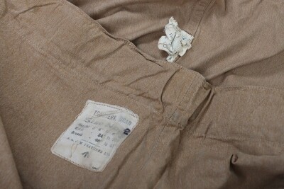 WW2 British Windproof Smock & Trousers, Drab, 1942 Dated. - 25
