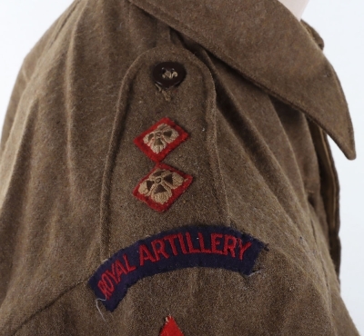 WW2 Officers R.A. 1st Corps Battle Dress Blouse - 3