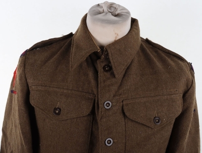 WW2 Officers R.A. 1st Corps Battle Dress Blouse - 5