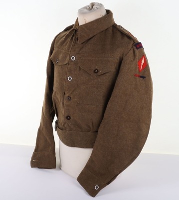 WW2 Officers R.A. 1st Corps Battle Dress Blouse - 6