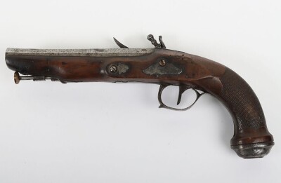 Antique Flintlock Travelling Pistol - 6