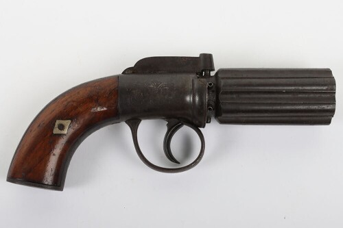 Antique Pepperbox Percussion Revolver