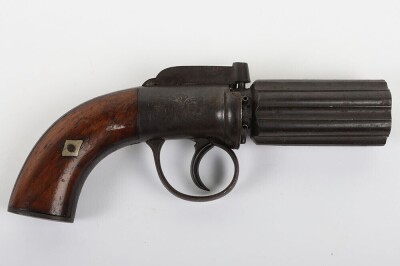 Antique Pepperbox Percussion Revolver
