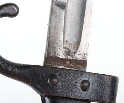 Deactivated 1890 Model French Berthier Bolt Action Carbine & Bayonet - 31