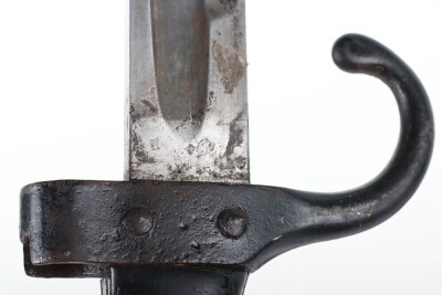 Deactivated 1890 Model French Berthier Bolt Action Carbine & Bayonet - 32