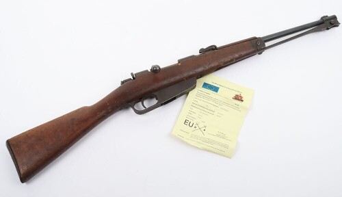 Deactivated Italian Carcano Rifle