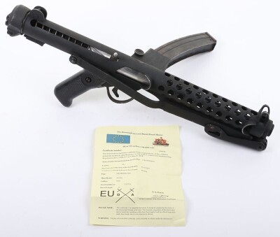 Deactivated Sterling Sub Machine Gun (SMG).