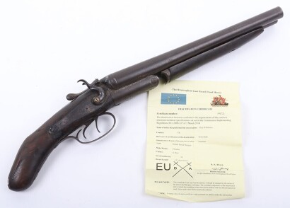 Deactivated Double Barrel Shotgun