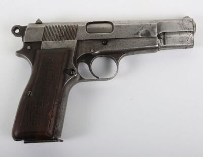 Deactivated WW2 German re-issue Browning Hi-Power Pistol - 5