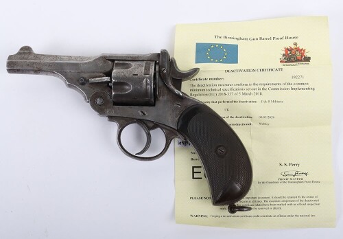 Deactivated Webley MKVI Revolver