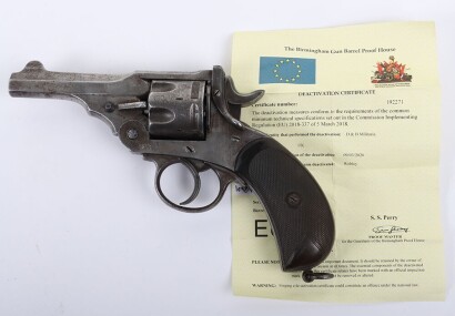 Deactivated Webley MKVI Revolver