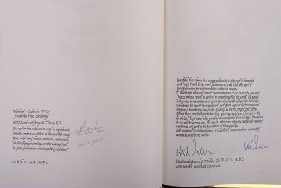 Rare Limited Edition Book Uniforms of the Security Forces of Rhodesia, with Signatures of Notable Commanding Officers, - 22
