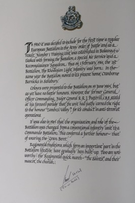 Rare Limited Edition Book Uniforms of the Security Forces of Rhodesia, with Signatures of Notable Commanding Officers, - 28