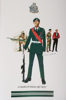 Rare Limited Edition Book Uniforms of the Security Forces of Rhodesia, with Signatures of Notable Commanding Officers, - 31