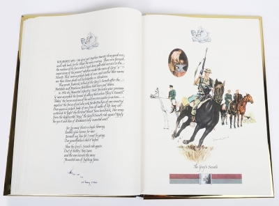 Rare Limited Edition Book Uniforms of the Security Forces of Rhodesia, with Signatures of Notable Commanding Officers, - 45