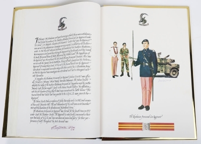 Rare Limited Edition Book Uniforms of the Security Forces of Rhodesia, with Signatures of Notable Commanding Officers, - 48