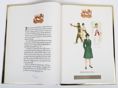Rare Limited Edition Book Uniforms of the Security Forces of Rhodesia, with Signatures of Notable Commanding Officers, - 49