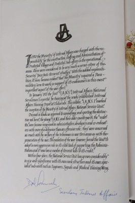 Rare Limited Edition Book Uniforms of the Security Forces of Rhodesia, with Signatures of Notable Commanding Officers, - 53