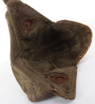 WW1 Period Royal Flying Corps Leather Flying Helmet - 7