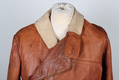 WW1 Royal Flying Corps Leather Flying Coat - 4