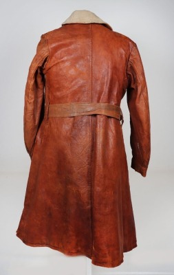 WW1 Royal Flying Corps Leather Flying Coat - 6