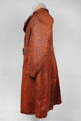 WW1 Royal Flying Corps Leather Flying Coat - 7