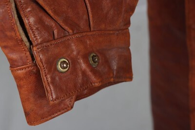 WW1 Royal Flying Corps Leather Flying Coat - 8