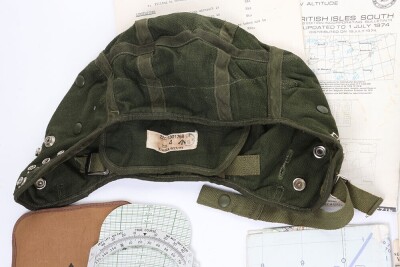 RAF Flying Helmet and Paperwork of Flight Lieutenant J Barrett - 2
