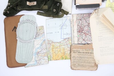 RAF Flying Helmet and Paperwork of Flight Lieutenant J Barrett - 3
