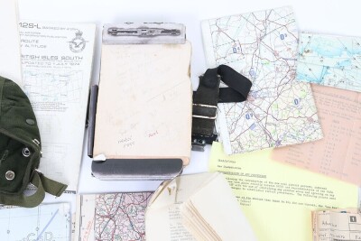 RAF Flying Helmet and Paperwork of Flight Lieutenant J Barrett - 6