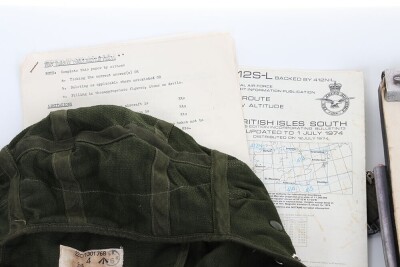 RAF Flying Helmet and Paperwork of Flight Lieutenant J Barrett - 7