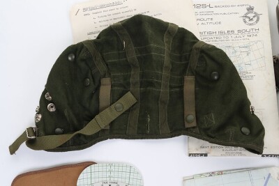 RAF Flying Helmet and Paperwork of Flight Lieutenant J Barrett - 8