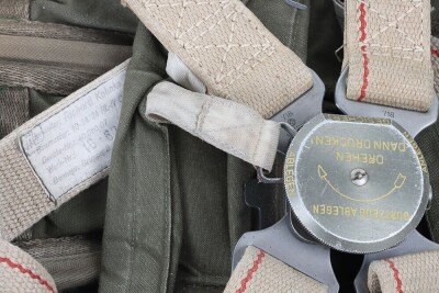 Post War German Bundeswehr Paratroopers Parachute and Harness - 2