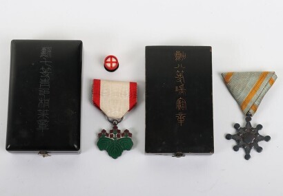 Japanese Order of the Sacred treasure 8th class