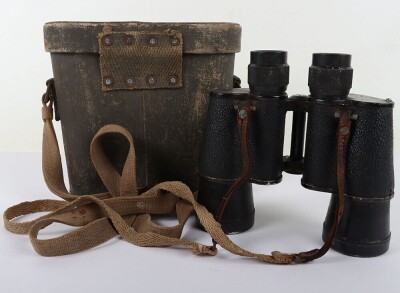 WW2 Japanese Naval Binoculars with History Relating to the Japanese Destroyer Take (1944) - 4