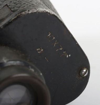 WW2 Japanese Naval Binoculars with History Relating to the Japanese Destroyer Take (1944) - 9