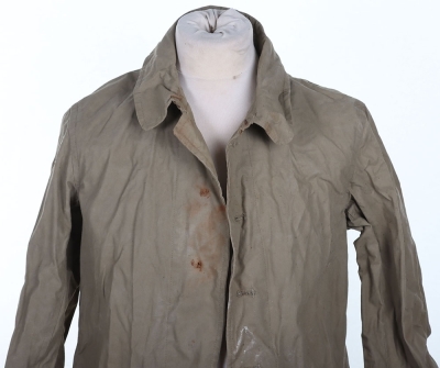 WW2 Japanese Army Canvas Raincoat - 2