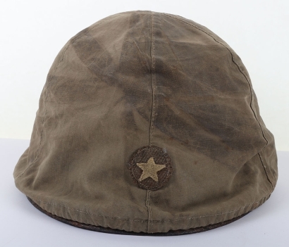 WW2 Japanese Infantry Other Ranks Type 90 Steel Helmet with Original Field Cover