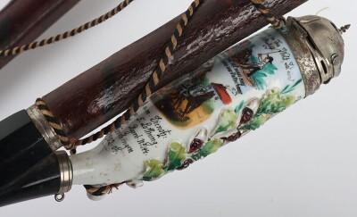 Imperial German Army Reservist Westmeyer Porcelain Smoking Pipe - 5