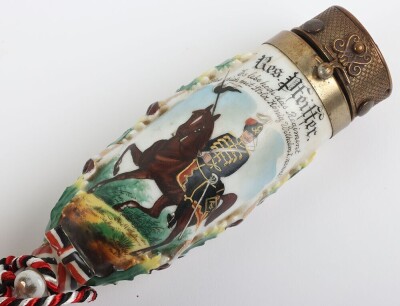 Imperial German Regimental Porcelain Smoking Pipe - 3