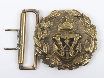Imperial German Naval Officers Full Dress Belt Buckle