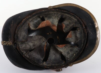 Scarce Imperial German Baden Eratz Steel Pickelhaube - 10