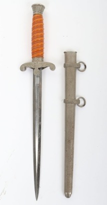 WW2 German Army (Heer) Officers Dagger by 'Herder'.