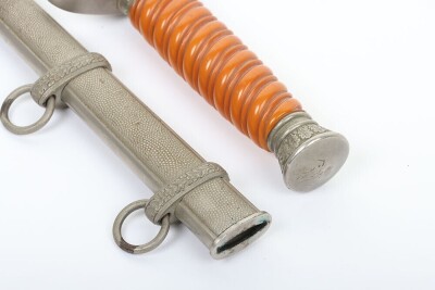WW2 German Army (Heer) Officers Dagger by 'Herder'. - 4