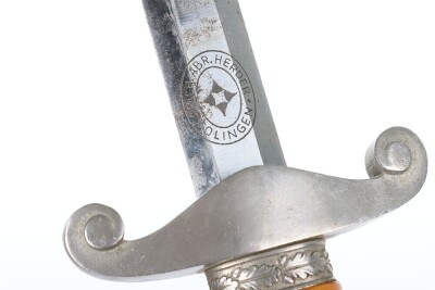WW2 German Army (Heer) Officers Dagger by 'Herder'. - 7