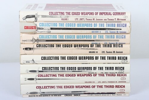 Books - Collecting Edged Weapons of the Third Reich Volumes 1-8 by LTC (Ret) Thomas M Johnson