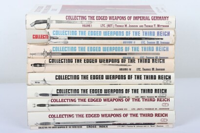 Books - Collecting Edged Weapons of the Third Reich Volumes 1-8 by LTC (Ret) Thomas M Johnson